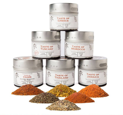 Cuisines of the World Gourmet Seasonings Collection - 6 Tins
