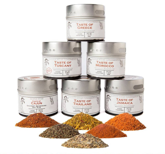 Cuisines of the World Gourmet Seasonings Collection - 6 Tins