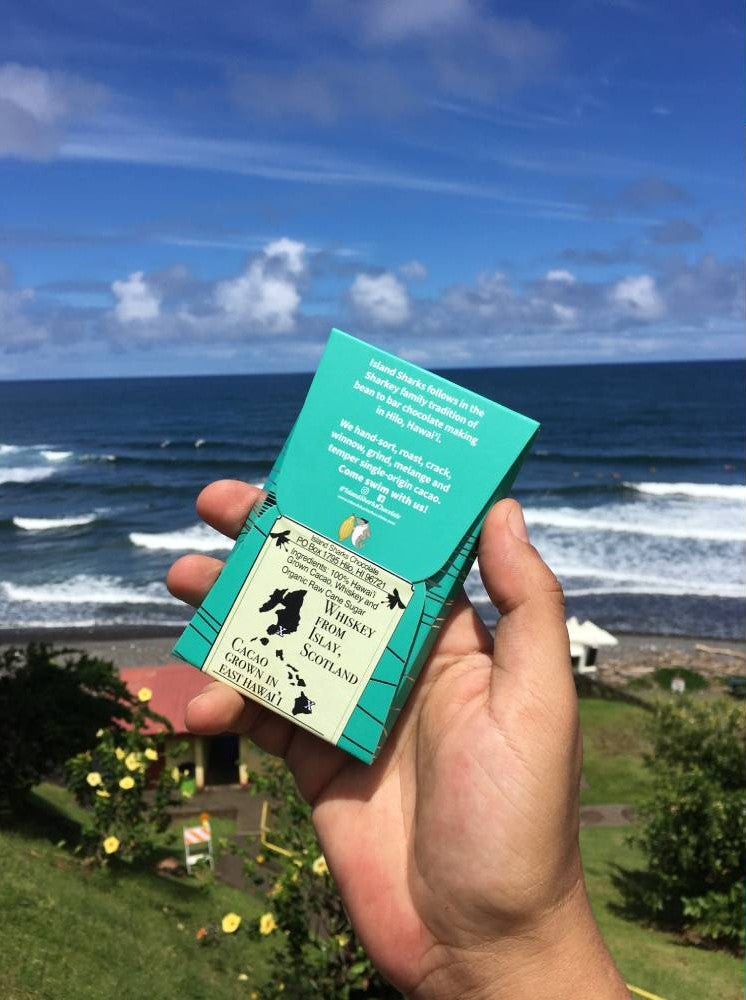10 - Year Laphroaig Scotch-Whiskey Infused 71% Hawaiian Dark Chocolate