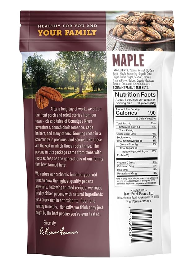 Front Porch Maple Pecans (6 X 4 Oz)