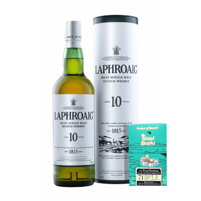 10 - Year Laphroaig Scotch-Whiskey Infused 71% Hawaiian Dark Chocolate
