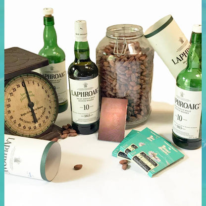 10 - Year Laphroaig Scotch-Whiskey Infused 71% Hawaiian Dark Chocolate