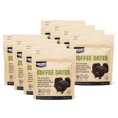 Coffee Dark Chocolate Medjool Dates - 8 Pack-0