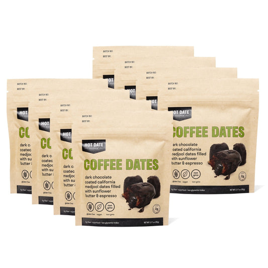 Coffee Dark Chocolate Medjool Dates - 8 Pack-0