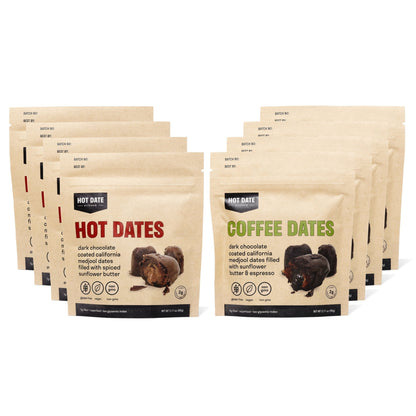 Chocolate Stuffed Dates Gift Set - 8 Packs-0