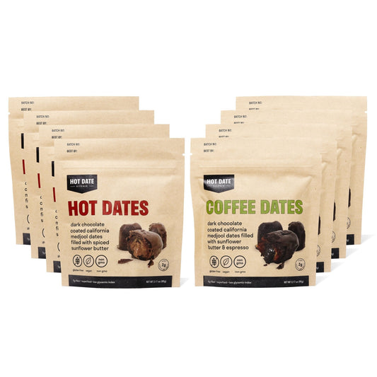 Chocolate Stuffed Dates Gift Set - 8 Packs-0