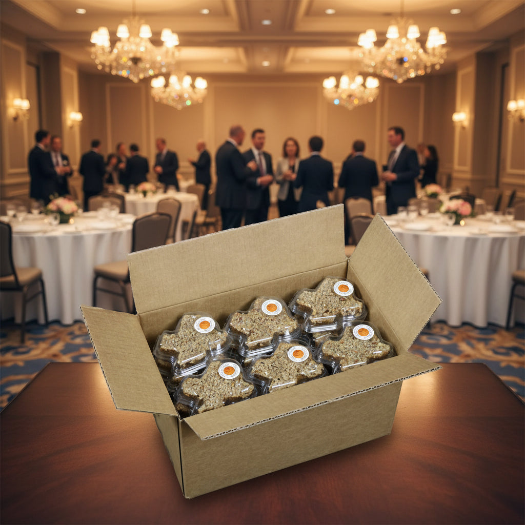 Texas Pecan Cake 30-Pack | Bulk Case | Events & Gatherings-1
